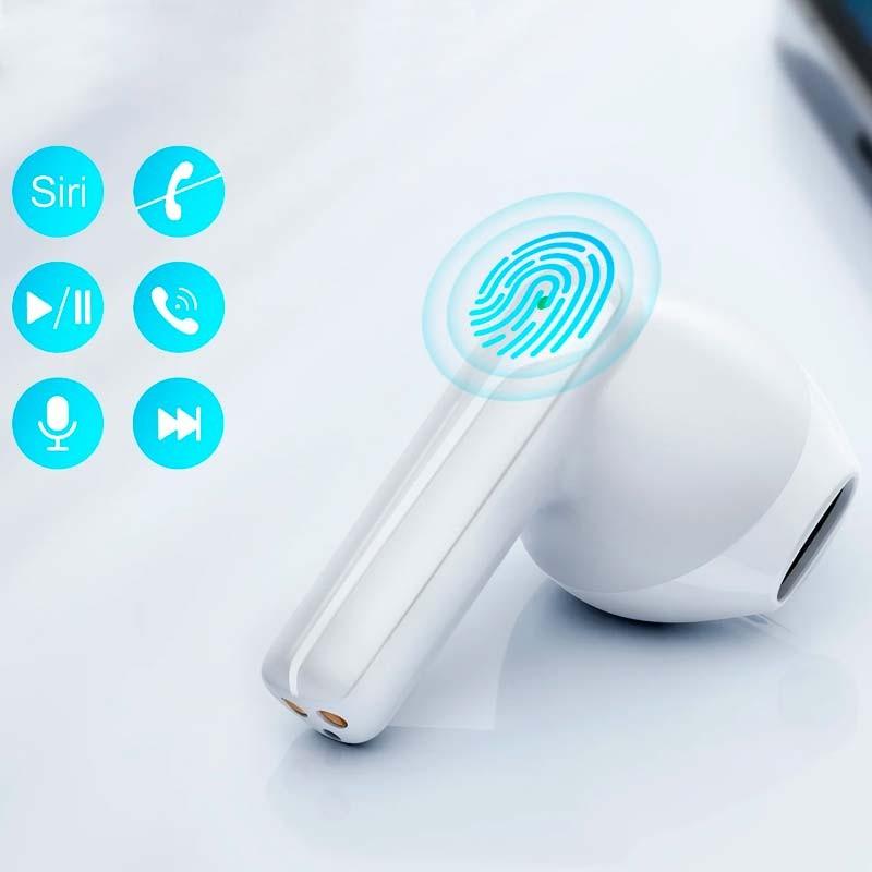 control táctil de los Auriculares Bluetooth Joyroom JR-TL11 Blanco