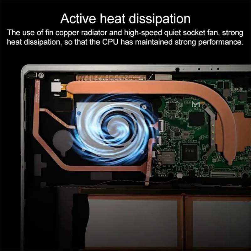 Jumper EZPad V12 Pro 12GB/256GB - refrigeración activa