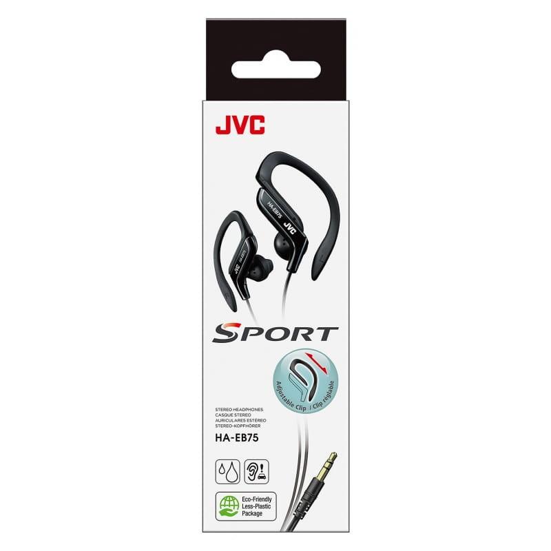 JVC HA-EB75 Auriculares gancho de oreja  Negro caja
