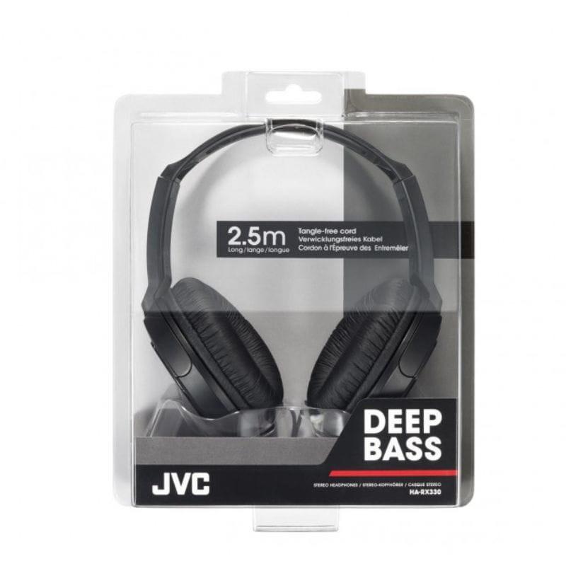  Auriculares JVC HA-RX330-E con cable: diseño cómodo y ligero  imagen en la caja