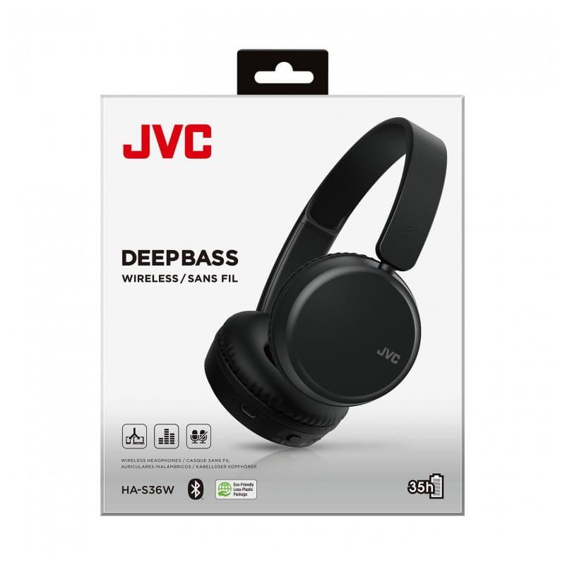 JVC HA-S36W Casque sans fil serre-tête boîte noire image