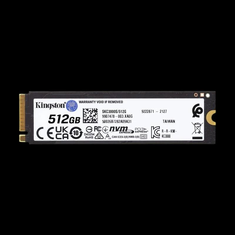 Kingston Technology KC3000 M.2 2280 512GB PCIe 4.0 NVMe - Disco duro SSD
