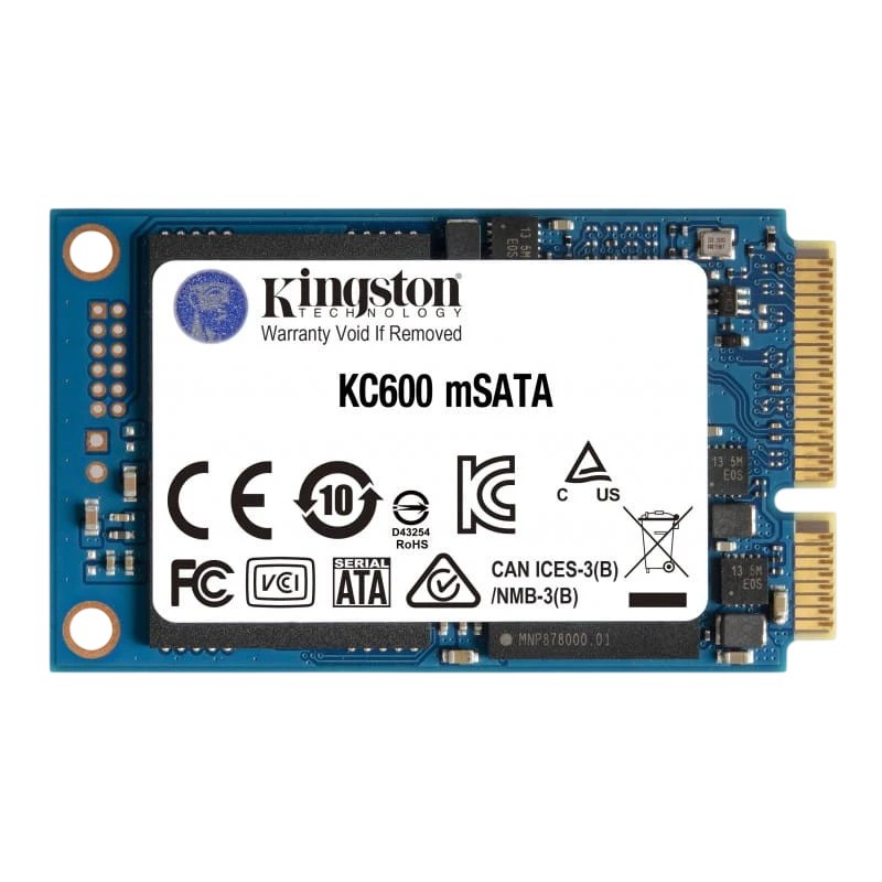 Kingston Technology KC600 mSATA 256 GB SATA III TLC - Disco duro SSD