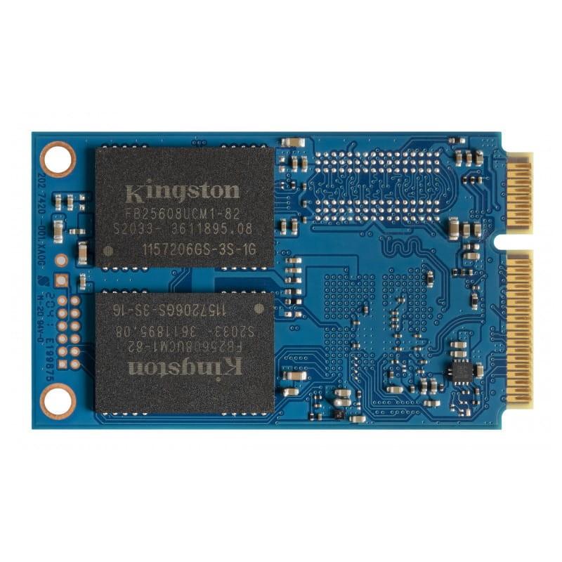 Kingston Technology KC600 mSATA 256 GB SATA III TLC - Disco duro SSD parte trasera