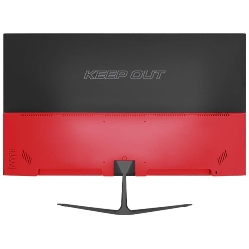 KeepOut XGM27V5 27 Full HD VA FreeSync Preto - Vista Traseira do Monitor de PC