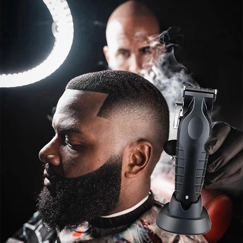 Cortes de Recortadora Clipper Kemei KM-2296 Negro