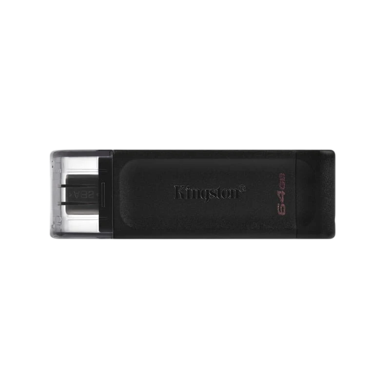 Kingston DataTraveler 70 64GB USB Tipo C 3.2 Gen 1 Negro