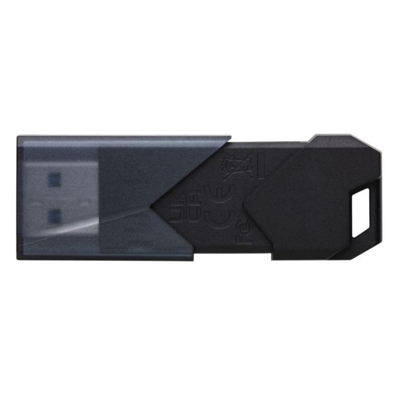 Vue avant arrière du Kingston DataTraveler Exodia Onyx 128 GB USB 3.2 Gen 1 Noir