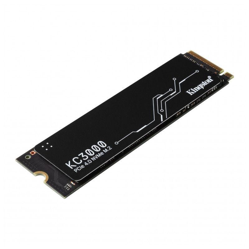 Kingston KC3000 M.2 1024 GB PCIe 4.0 3D TLC NVMe SSD Disco Rígido Lado Direito