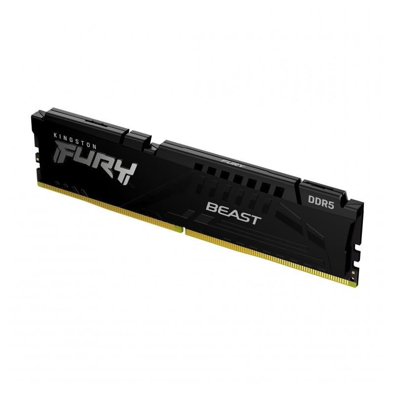 Kingston Technology FURY Beast 16 GB DDR5 5200 MHz - Memoria RAM, Utiliza Intel XMP 3.0