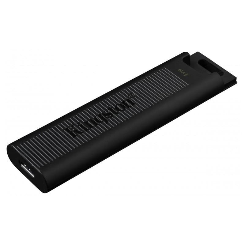 Kingston Technology DataTraveler Max 512 GB USB Negro - Unidad flash USB imagen lateral con tapa