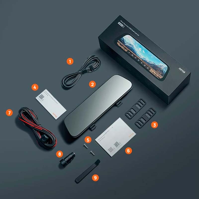 foto real del Kit de Cámaras para Coche 70mai S500