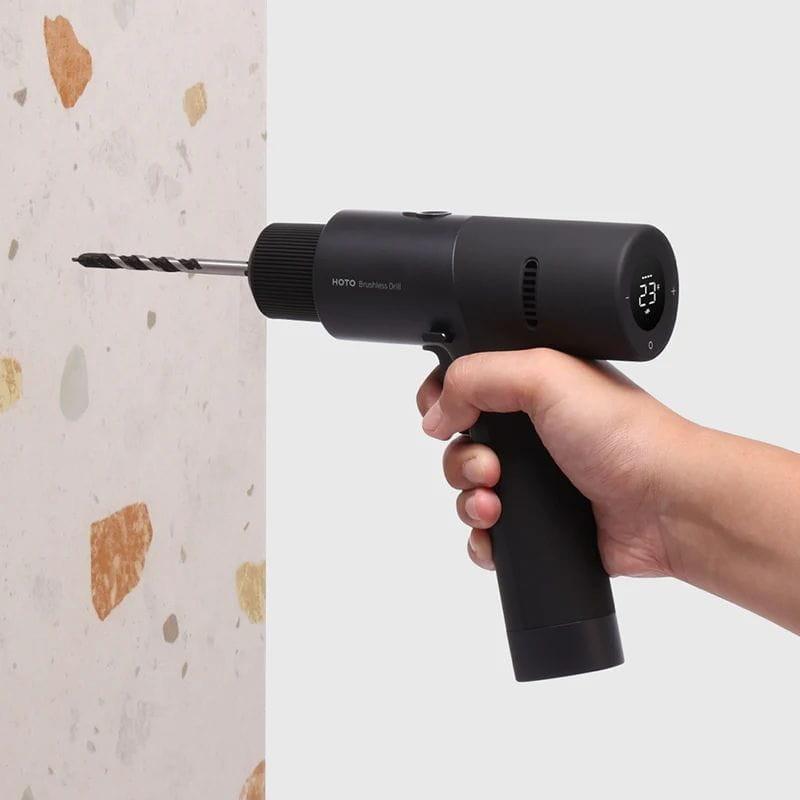 Kit de ferramentas Hoto com furadeira de parede sem escova