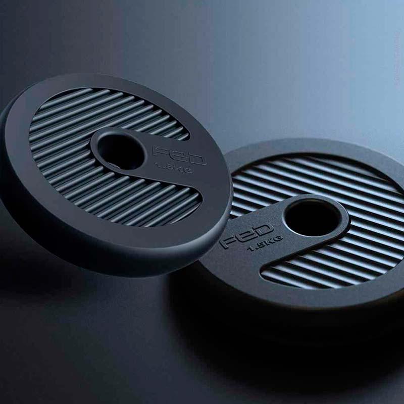 discos del Kit de Musculación 4 en 1 Xiaomi FED de 20kg