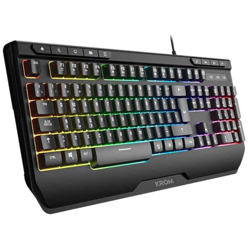 Kit de teclado y ratón Krom Kenya 4 en 1 RGB Gaming - Teclado