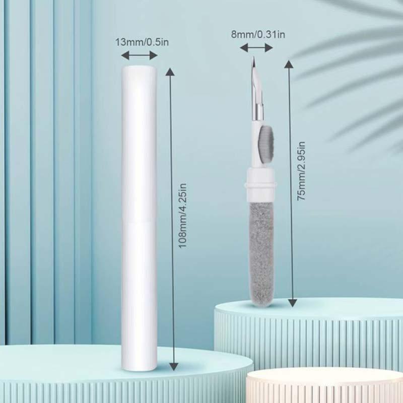 dimensiones del Kit de limpieza 3 en 1 blanco de  1ª generación para auriculares