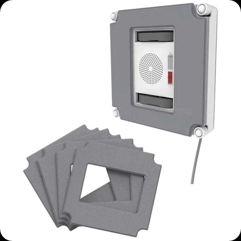 Kit x4 Reposição de Mopa para HUTT W55 Branco