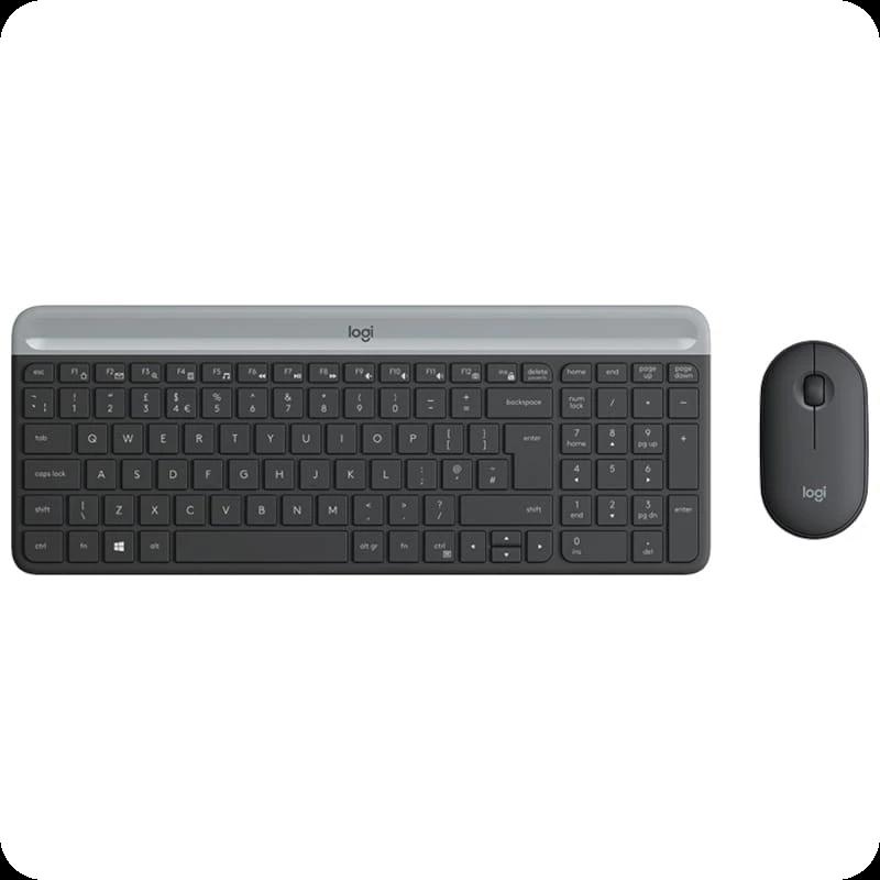 Teclado + Ratón Inalámbricos Logitech MK470 Grafito