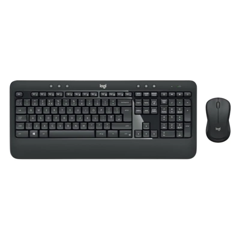 Clavier à membrane et souris Logitech MK540 Advanced Sans fil Noir
