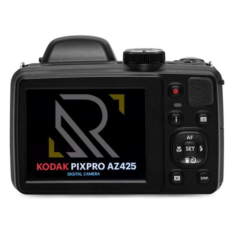Vue arrière de l'appareil photo reflex Kodak Astro Zoom AZ425 20MP Noir