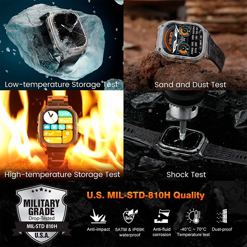 Kospet Tank M3 Edición Especial Negro - certificación militar de durabilidad