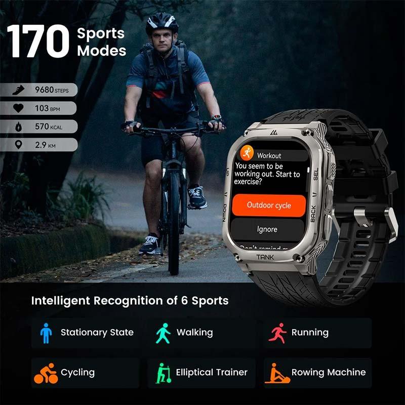 Kospet Tank M3 Edición Especial Negro - modos deportivos