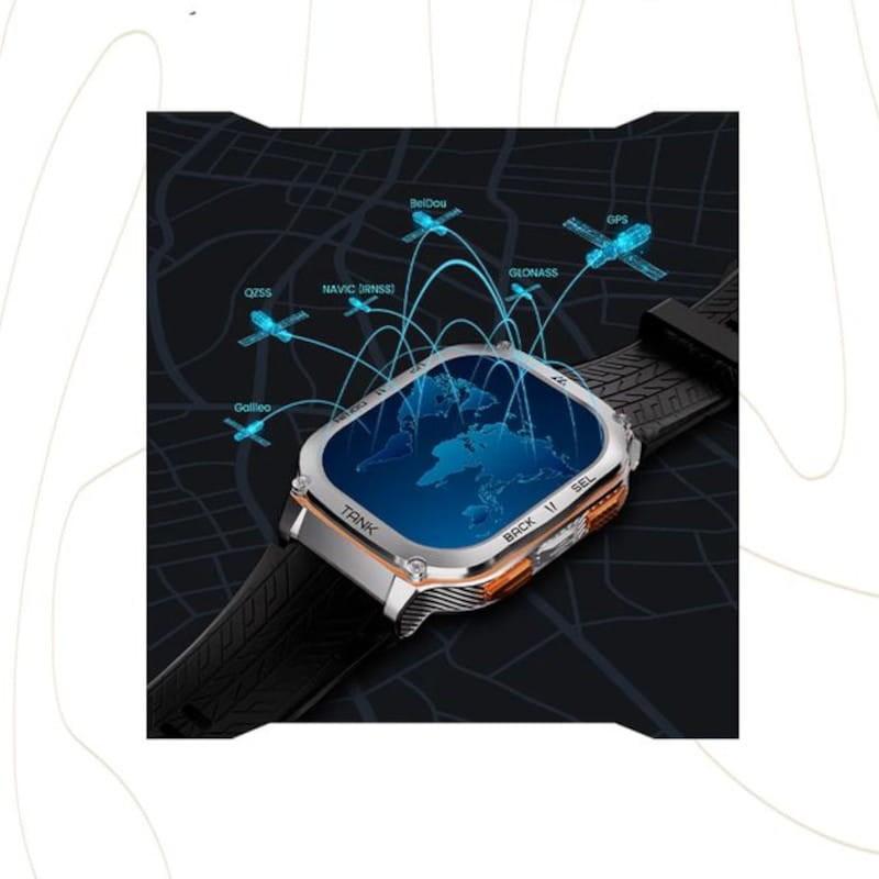 Pantalla de Kospet Tank M3 Ultra Plata - Reloj inteligente