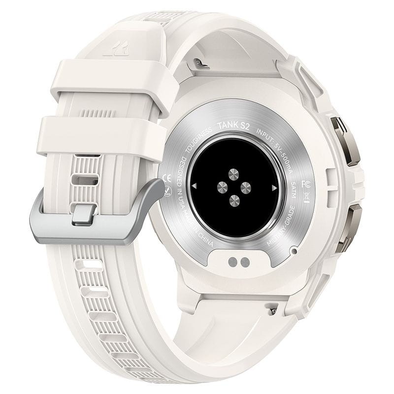 Arrière de Kospet Tank S2 Blanc - Montre intelligente