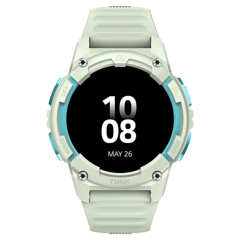 Kospet Tank S2 Verde - Reloj inteligente Frontal en negro