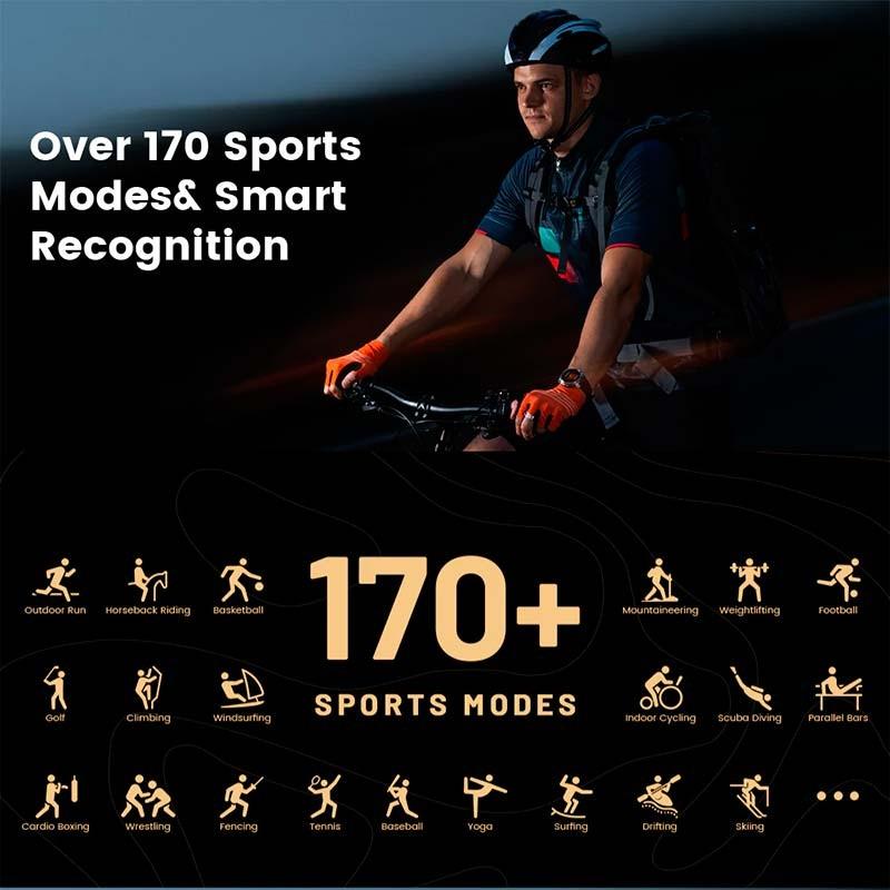 Kospet Tank T3 Edição Especial Prateado - 170 modos desportivos