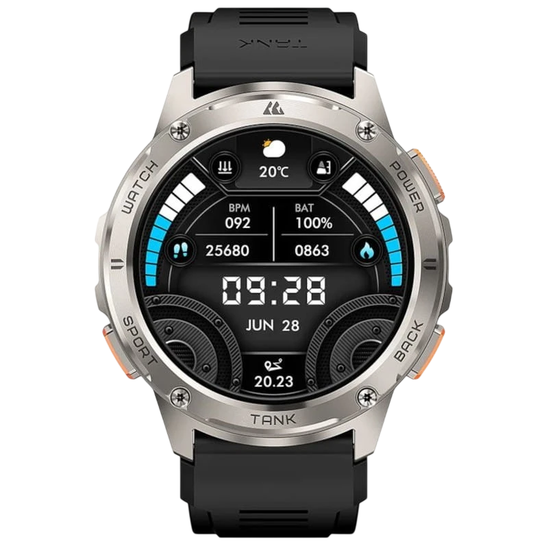 Kospet Tank T3 Prata - Relógio inteligente - Classe B Refurbished