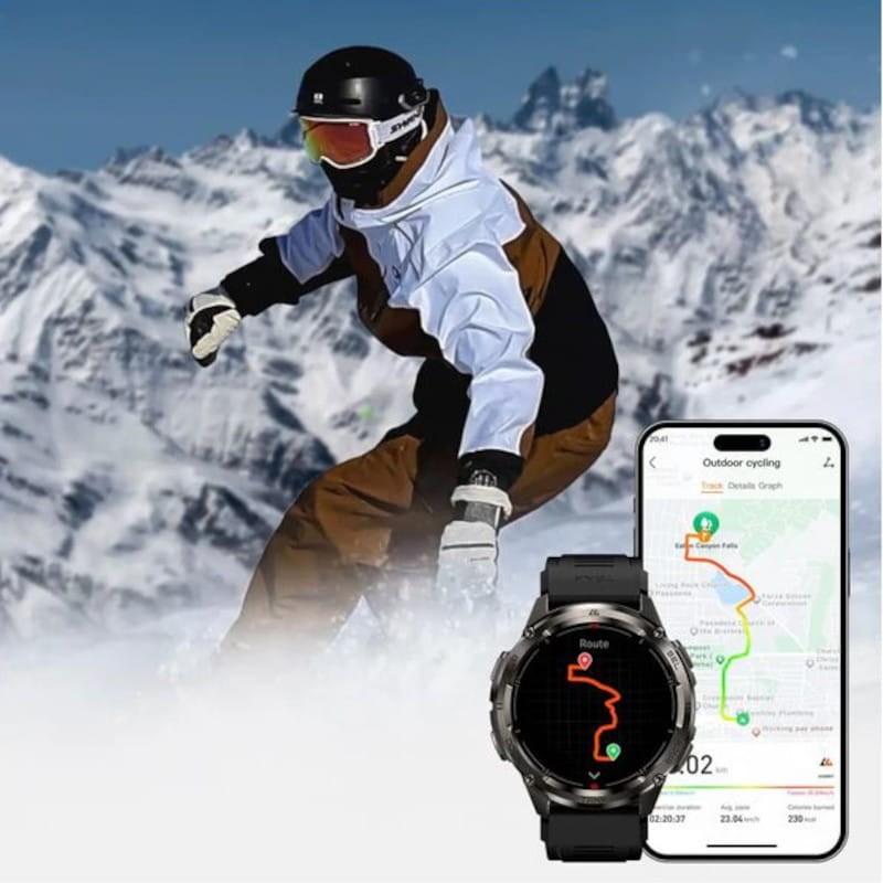 APP de Kospet Tank T3 Ultra 2 Prata - Relógio inteligente