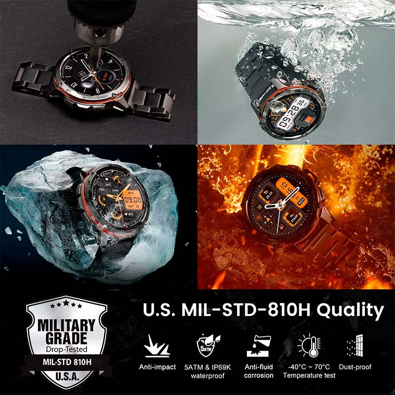 Kospet Tank T3 Ultra Prateado Edição Especial - certificações de durabilidade