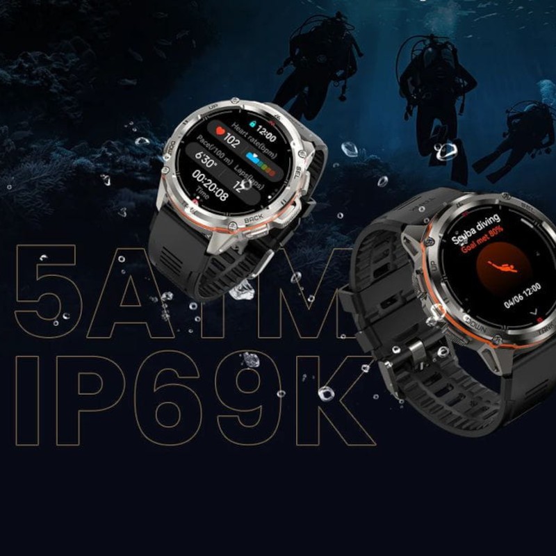 Colores de Kospet Tank T3 Ultra Negro - Reloj inteligente