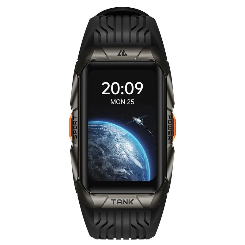 Frontal de Kospet Tank X2 Ultra GPS Negro - Reloj inteligente