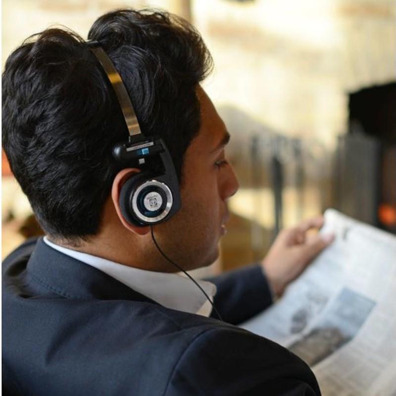 Conector de Koss Porta Pro Micrófono Jack 3.5mm Negro - Auriculares con cable