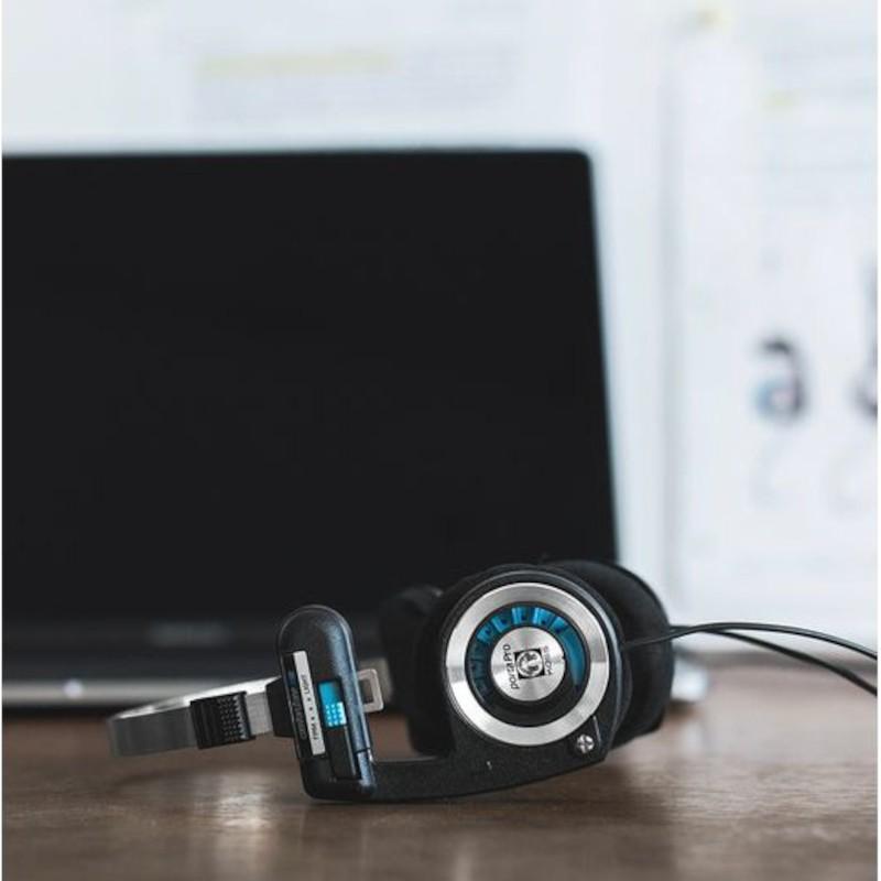 Adaptable Koss Porta Pro Jack 3.5mm Negro - Auriculares con cable