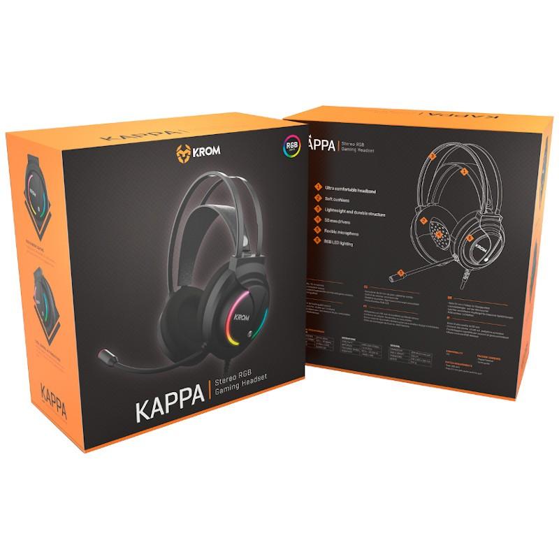 Krom Kappa RGB - Auscultadores Gaming - Caixa