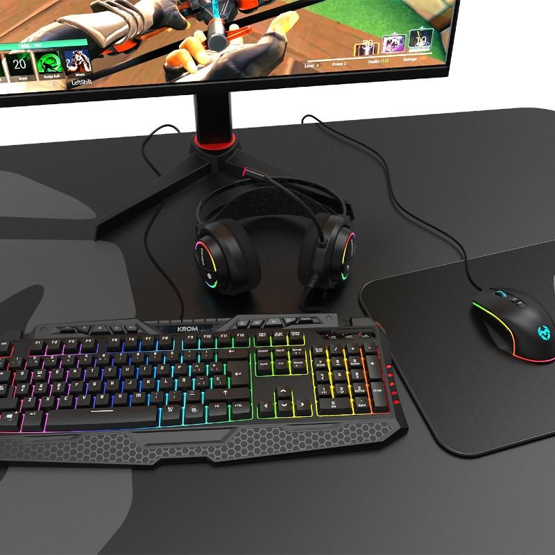 Krom Kappa RGB - Auscultadores Gaming - Espetacular