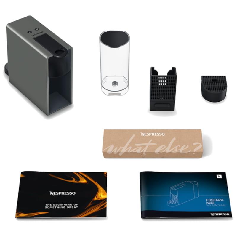 Krups Essenza Mini XN110B10 Gris - Cafetera de Cápsulas Contenido de la Caja