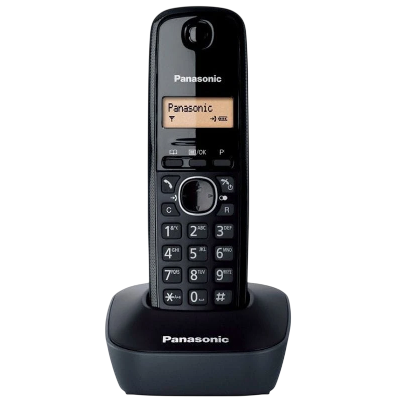 Panasonic KX-TG1611 Negro - Teléfono inálambrico DECT