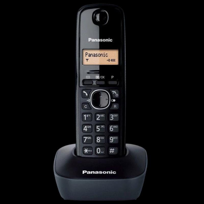 Panasonic KX-TG1611 Negro - Teléfono inálambrico DECT