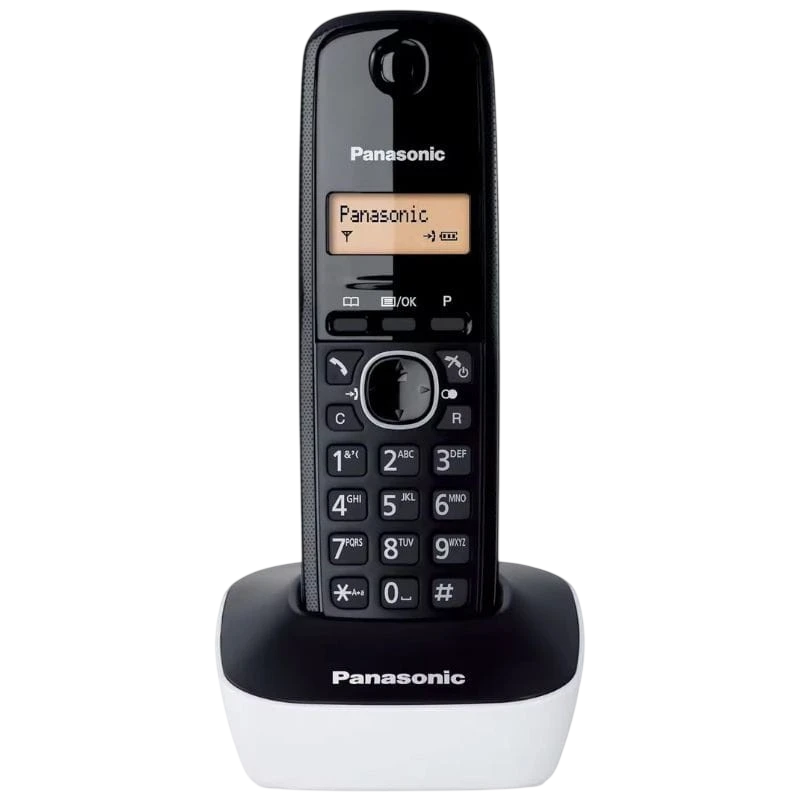 Panasonic KX-TG1611 Negro, Blanco - Teléfono inálambrico DECT