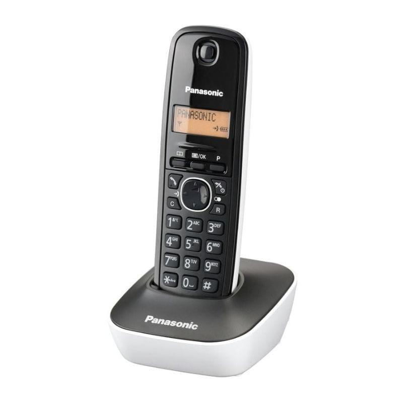 Panasonic KX-TG1611 Negro, Blanco - Teléfono inálambrico DECT imagen frontal