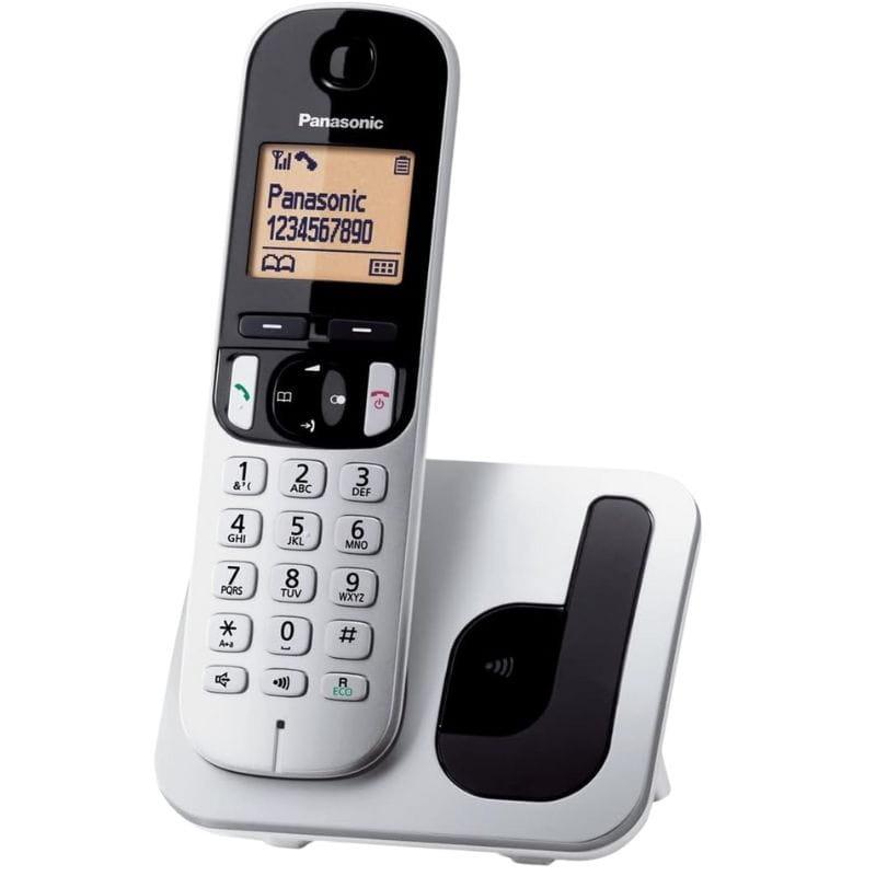Panasonic KX-TGC250SPW Plata - Teléfono Inalámbrico imagen frontal