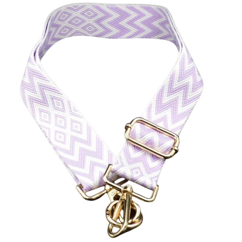 Lanyard Para Móvil Lavanda y Blanco - Universal con Tarjeta para todas las fundas