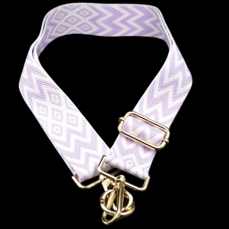 Lanyard Para Móvil Lavanda y Blanco - Universal con Tarjeta para todas las fundas
