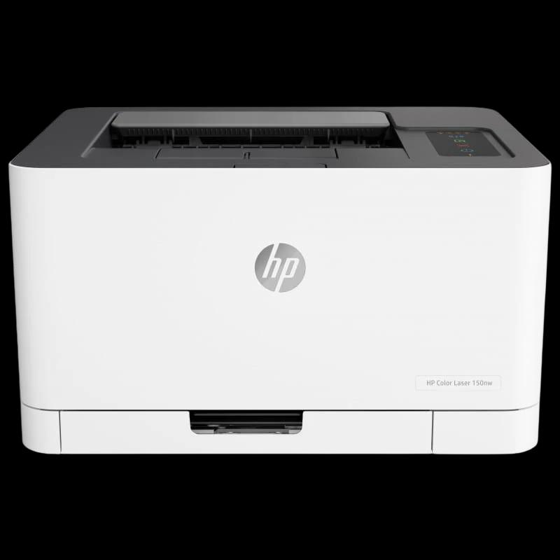 HP Color Laser Impresora 150nw Láser Color WiFi Blanco – Impresora Láser