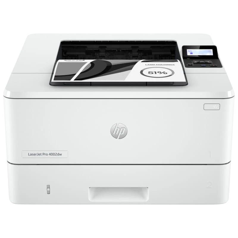 HP LaserJet Pro 4002dw Láser Blanco y Negro WiFi Blanco – Impresora Láser
