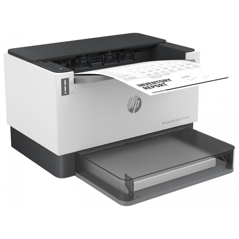 HP LaserJet Tank 2504dw Láser Blanco y Negro WiFi Gris – Impresora Láser vista izquierda
